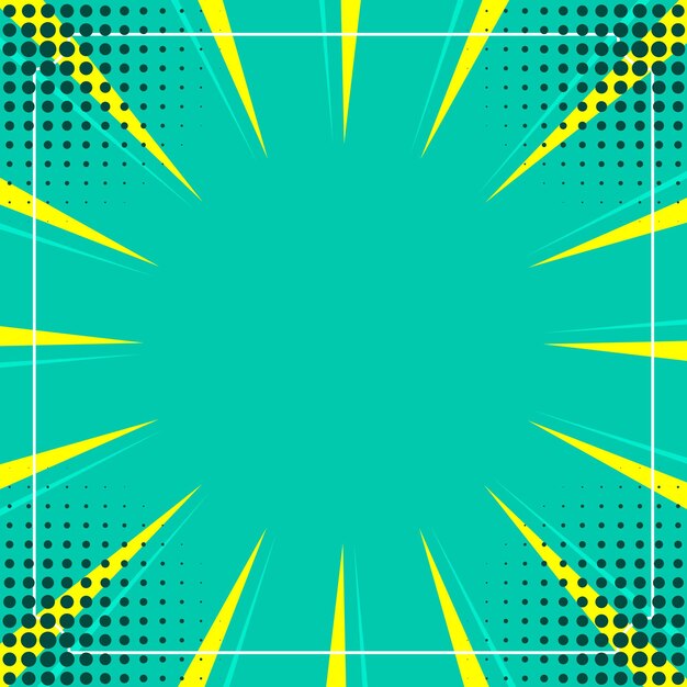 plantilla de diseño de fondo de cómic pop art