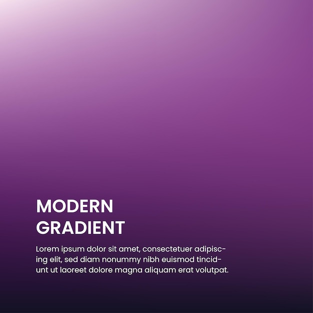 Una plantilla de diseño de fondo creativa moderna de color morado claro.