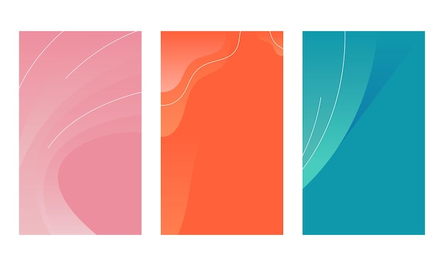 Plantilla de diseño de fondo degradado abstracto