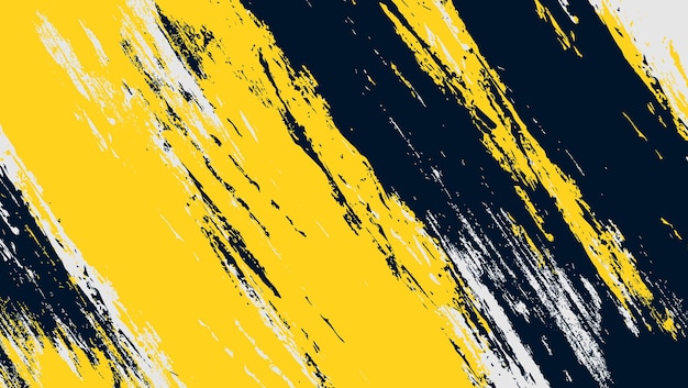 Plantilla de diseño de fondo deportivo grunge amarillo abstracto