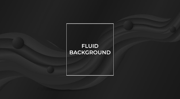 Plantilla de diseño de fondo fluido