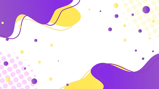 plantilla de diseño de fondo de formas fluidas dinámicas degradado abstracto