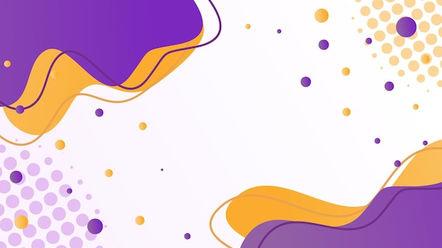 plantilla de diseño de fondo de formas fluidas dinámicas degradado abstracto