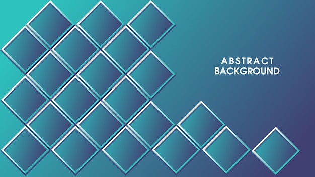 plantilla de diseño de fondo geométrico con formas de gradiente abstractas vectoriales