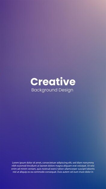 plantilla de diseño de fondo de gradiente de color moderno creativo