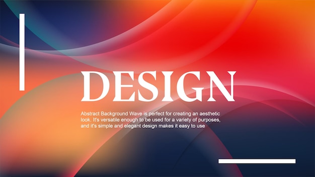 Plantilla de diseño de fondo de gradiente premium