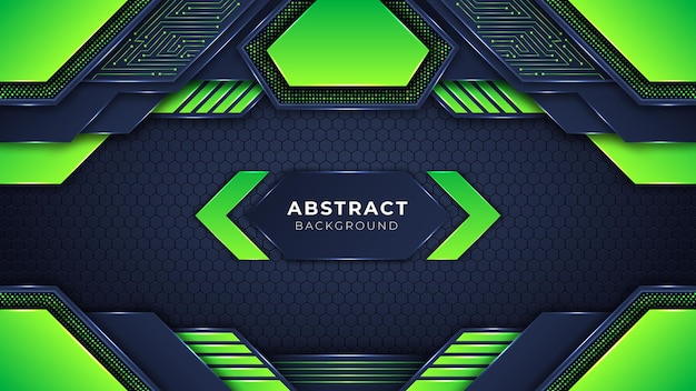 Plantilla de diseño de fondo metálico de forma moderna abstracta