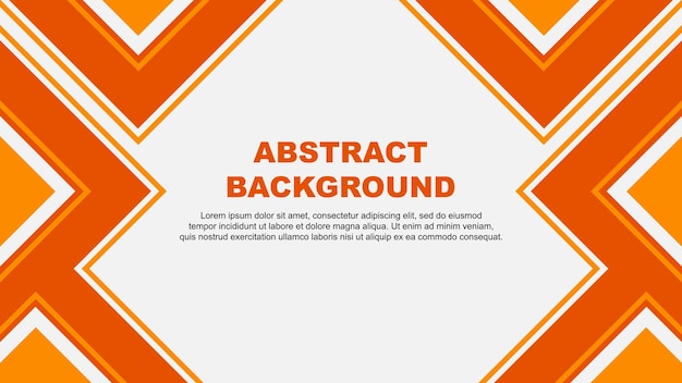 plantilla de diseño de fondo naranja abstracto estandarte abstracto papel pintado vectorial ilustración vectorial naranja