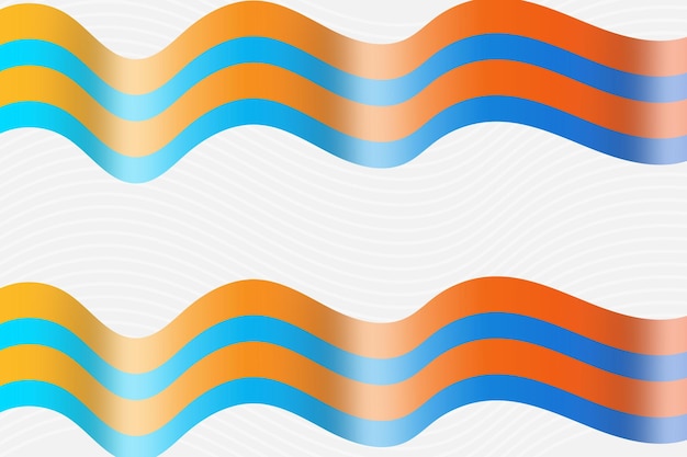 plantilla de diseño de fondo de onda abstracta de color gradiente con efecto de brillo