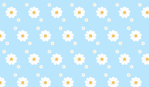plantilla de diseño de fondo con patrón sin costuras de flor