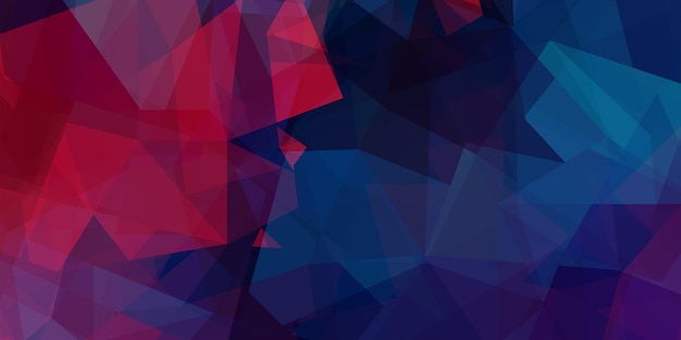 Plantilla de diseño de fondo poligonal colorido abstracto para folletos revista de volantes