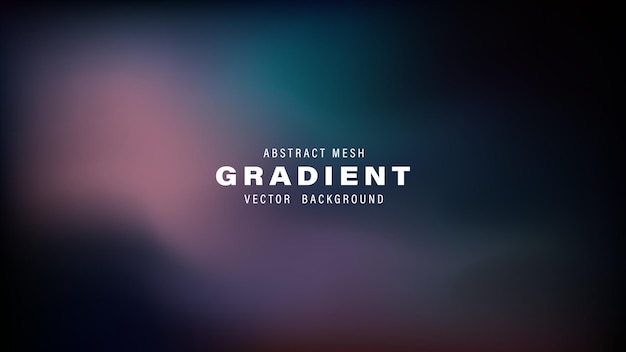 plantilla de diseño de fondo de vectores de gradiente de malla abstracta
