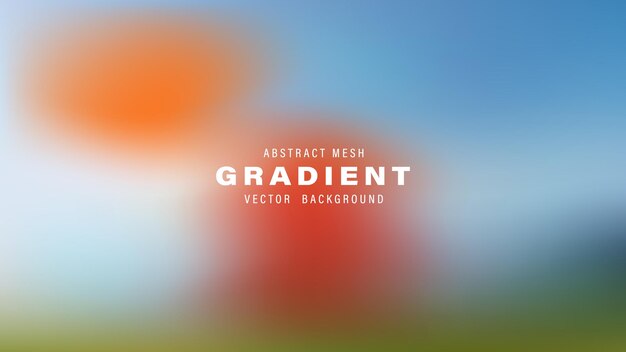 plantilla de diseño de fondo de vectores de gradiente de malla abstracta