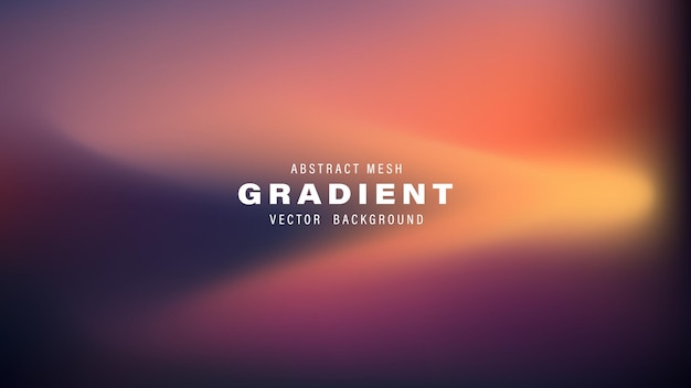 plantilla de diseño de fondo de vectores de gradiente de malla abstracta