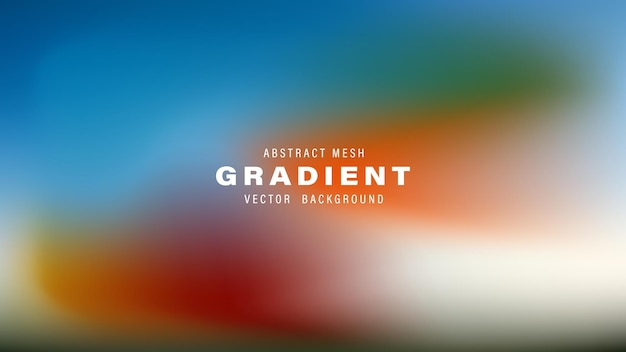 plantilla de diseño de fondo de vectores de gradiente de malla abstracta