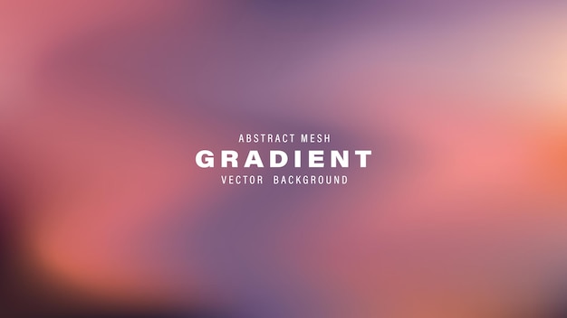plantilla de diseño de fondo de vectores de gradiente de malla abstracta