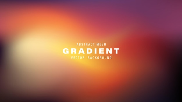 plantilla de diseño de fondo de vectores de gradiente de malla abstracta