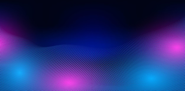 plantilla de diseño de fondo vectorial abstracto azul