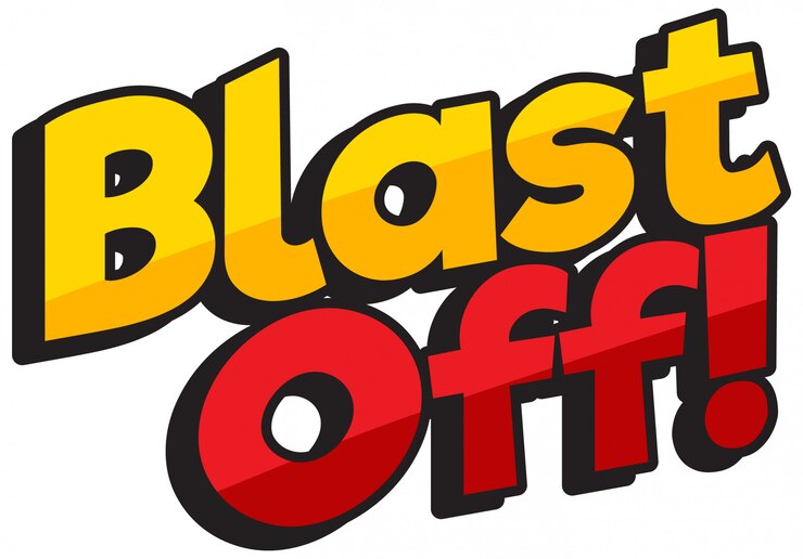 Vector plantilla de diseño de fuente para despegue de palabras