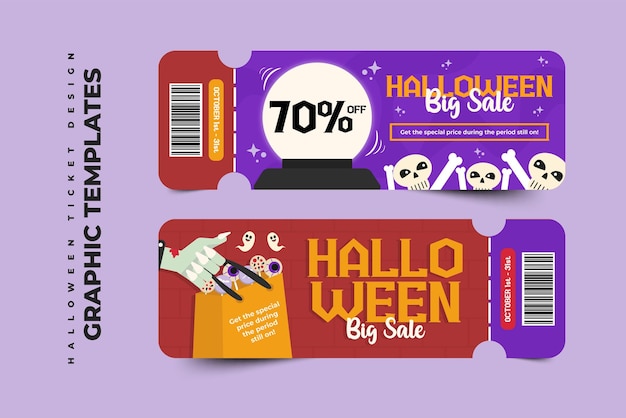 Vector plantilla de diseño gráfico de halloween simple y elegante que es fácil de personalizar