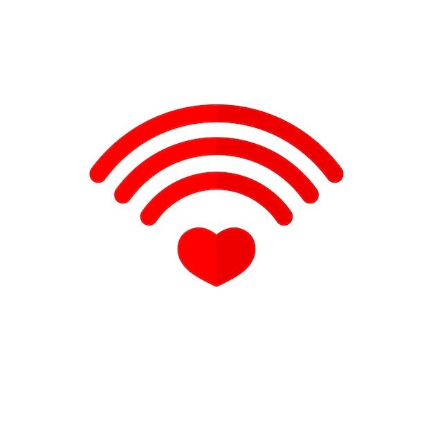 plantilla de diseño gráfico de icono Wi Fi ilustración vectorial de símbolo de comunicación