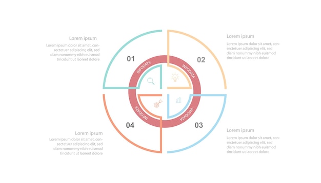 Plantilla de diseño gráfico infográfico