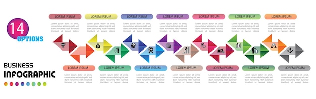 Plantilla de diseño gráfico de información vectorial con 3 opciones o pasos