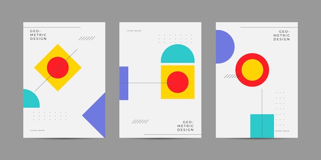 plantilla de diseño gráfico de memphis