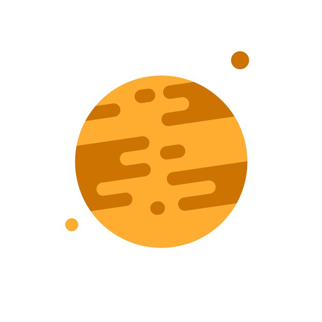 Plantilla de diseño gráfico del planeta icono de Marte