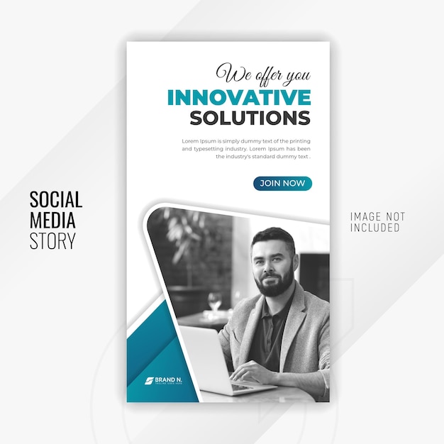 Plantilla de diseño de historia de instagram para agencia de marketing digital o promoción comercial