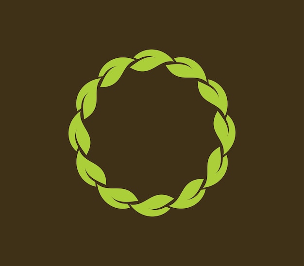 plantilla de diseño de hoja de logotipo
