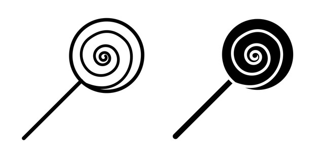 plantilla de diseño de icono de caramelo