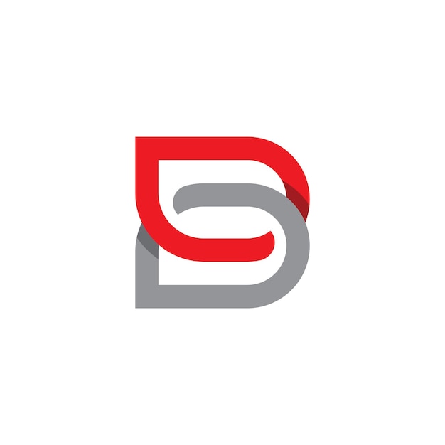 Plantilla de diseño de icono de letra D Elementos de plantilla de vector de icono Corporativo moderno