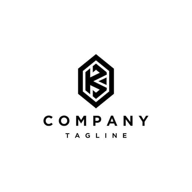 Plantilla de diseño de icono de letra K logo