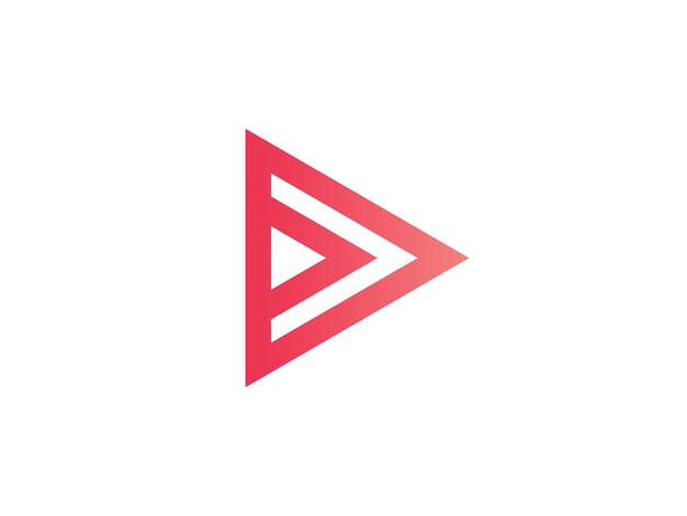Plantilla de diseño de icono de logotipo de empresa abstracta con logotipo de vector de flecha de flecha