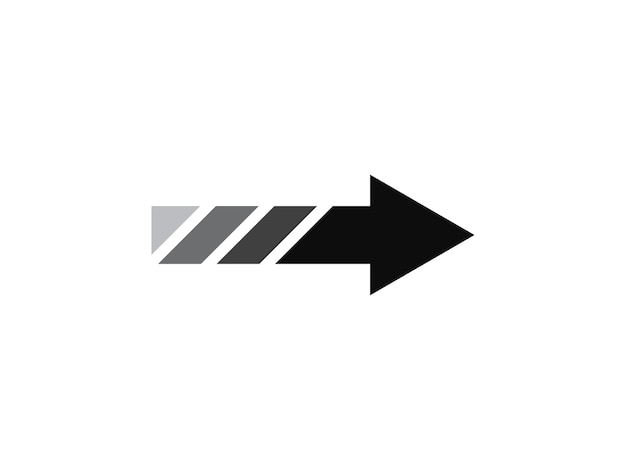 Vector plantilla de diseño de icono de logotipo de empresa abstracta con logotipo de vector de flecha de flecha