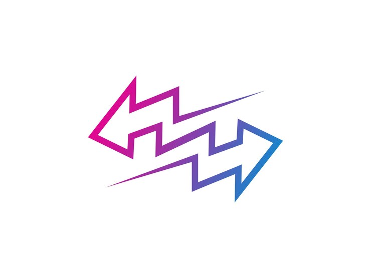 Vector plantilla de diseño de icono de logotipo de empresa abstracta con vector de diseño de logotipo de flecha