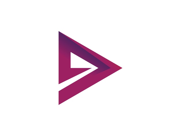 Plantilla de diseño de icono de logotipo de empresa abstracta con vector de diseño de logotipo de flecha