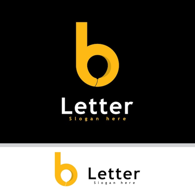 Plantilla de diseño de icono de logotipo de letra B Símbolo de logotipo de Creative B