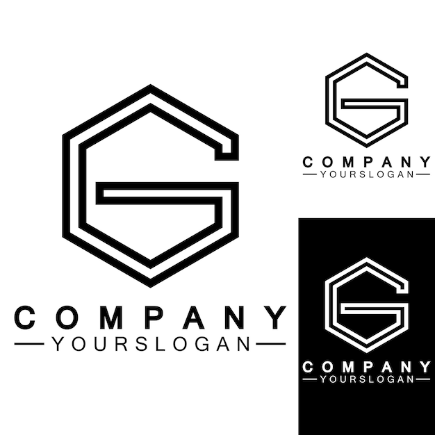 Plantilla de diseño de icono de logotipo de letra g