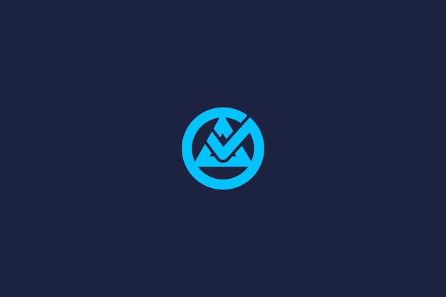 una plantilla de diseño de icono de logotipo de letra con marca de verificación vectorial y logotipo de inspiración de círculo