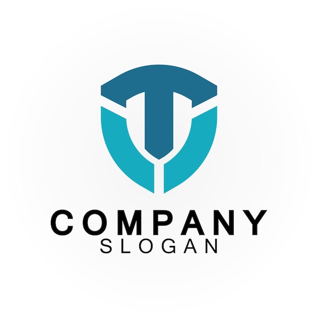Plantilla de diseño de icono de logotipo de letra T