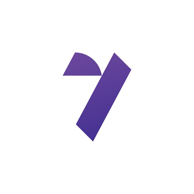 Plantilla de diseño de icono de logotipo número 7