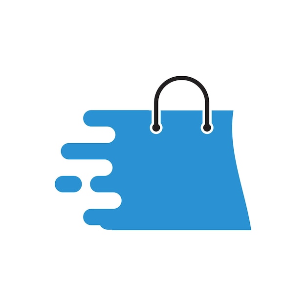 Plantilla de diseño de icono de logotipo de tienda rápida
