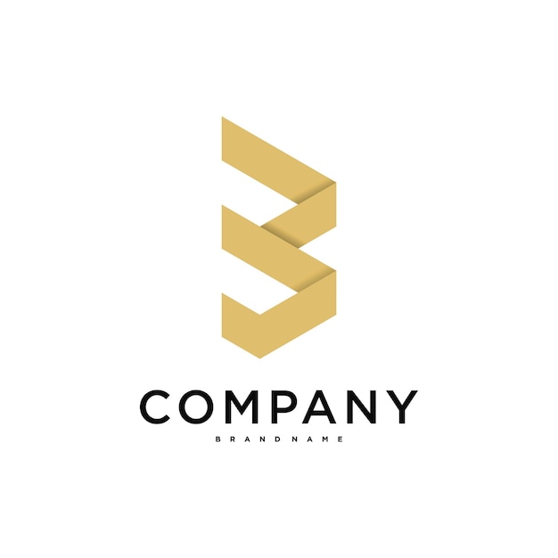 plantilla de diseño de íconos de la letra B del logotipo creativo Premium Vector
