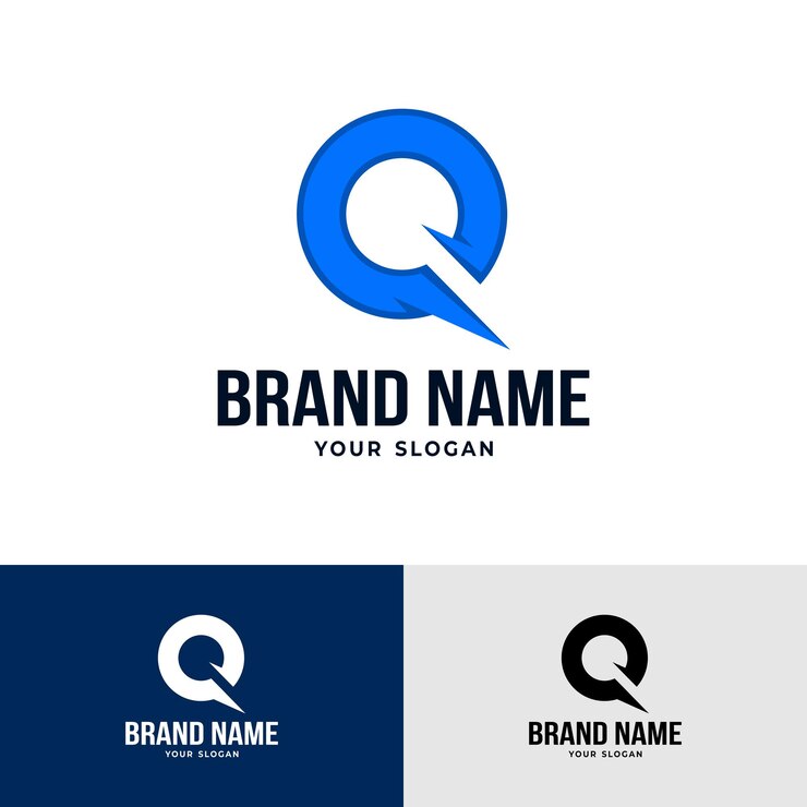 Vector plantilla de diseño de íconos de letras del logotipo del vector q