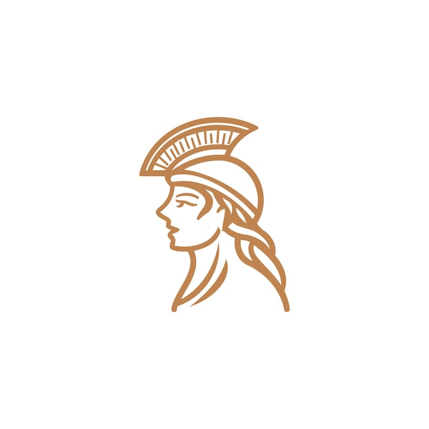 plantilla de diseño de íconos del logotipo de Athena