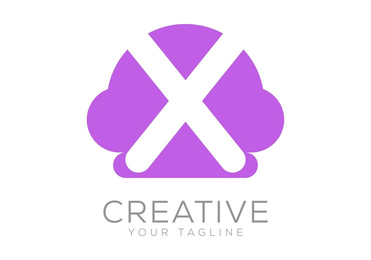 Vector plantilla de diseño de íconos del logotipo del vector de letras x
