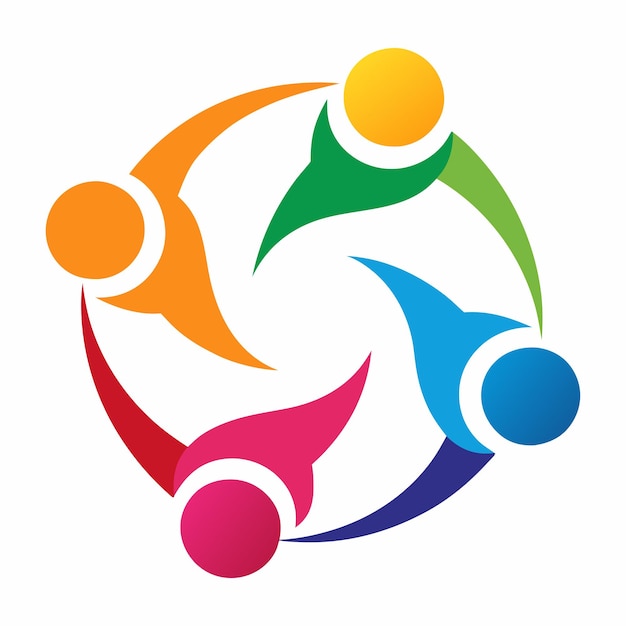 Plantilla de diseño de iconos sociales y redes comunitarias