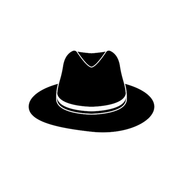 Plantilla de diseño de ilustración de icono de símbolo de sombrero